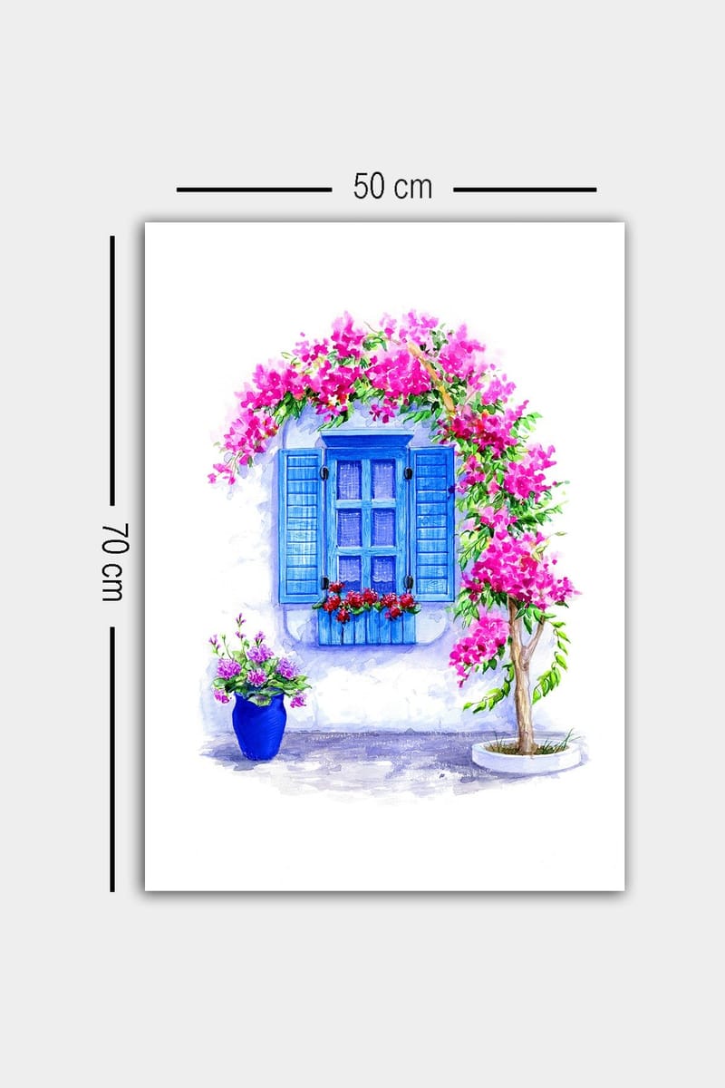 Dekorativ Canvasbilde 50x70 cm - Flerfarget - Innredning - Bilder & kunst - Lerretsbilder