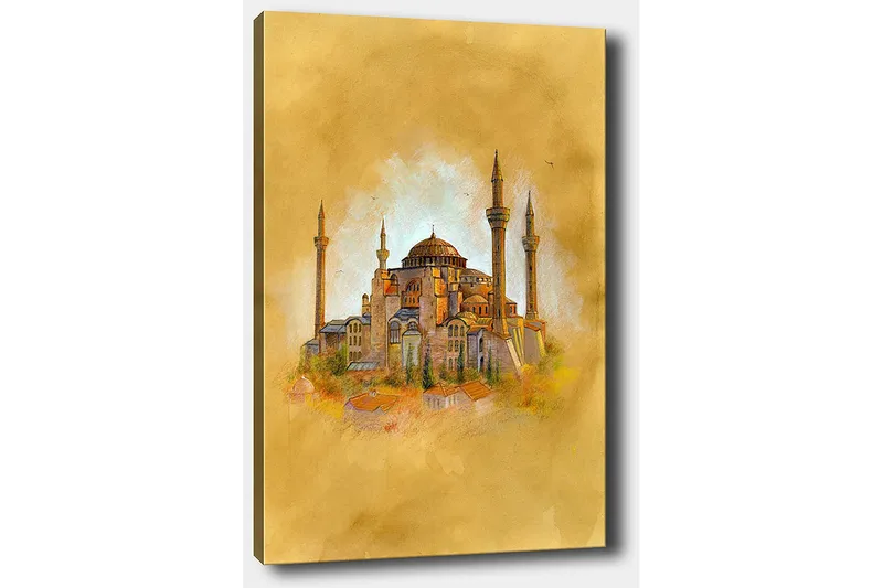 Dekorativ Canvasbilde 50x70 cm - Flerfarget - Innredning - Bilder & kunst - Lerretsbilder