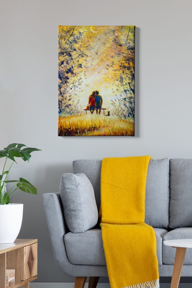 Dekorativ Canvasbilde 50x70 cm - Flerfarget - Innredning - Bilder & kunst - Lerretsbilder