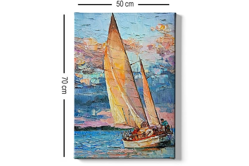 Dekorativ Canvasbilde 50x70 cm - Flerfarget - Innredning - Bilder & kunst - Lerretsbilder