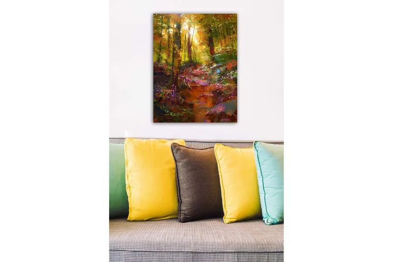 Dekorativ Canvasbilde 50x70 cm, Flerfarget