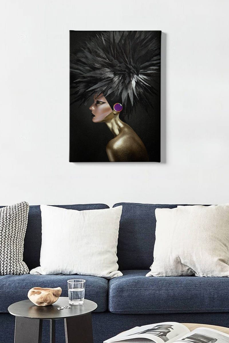 Dekorativ Canvasbilde 50x70 cm - Flerfarget - Innredning - Bilder & kunst - Lerretsbilder