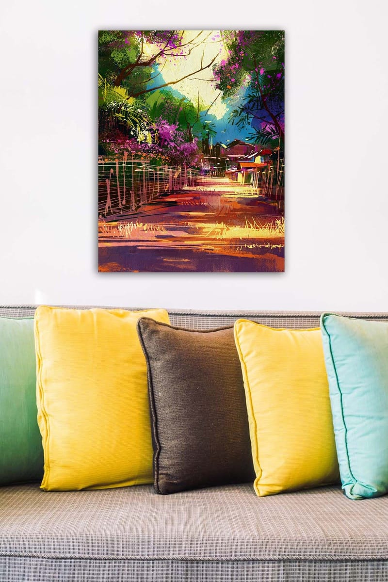 Dekorativ Canvasbilde 50x70 cm - Flerfarget - Innredning - Bilder & kunst - Lerretsbilder