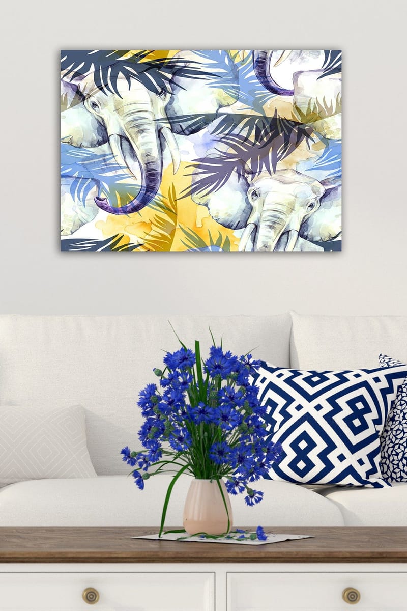 Dekorativ Canvasbilde 50x70 cm - Flerfarget - Innredning - Bilder & kunst - Lerretsbilder