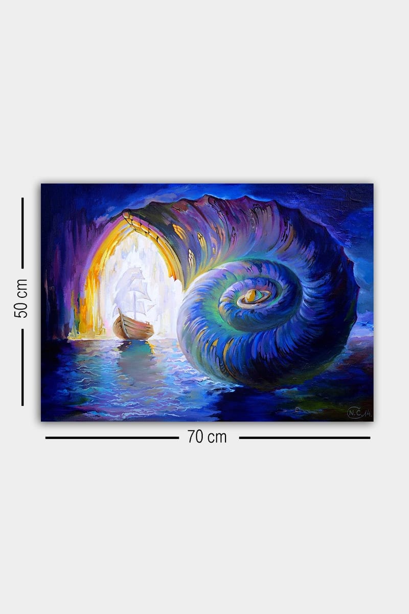 Dekorativ Canvasbilde 50x70 cm - Flerfarget - Innredning - Bilder & kunst - Lerretsbilder