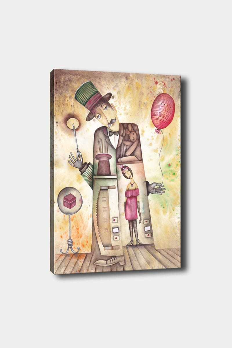 Dekorativ Canvasbilde 50x70 cm, Flerfarget