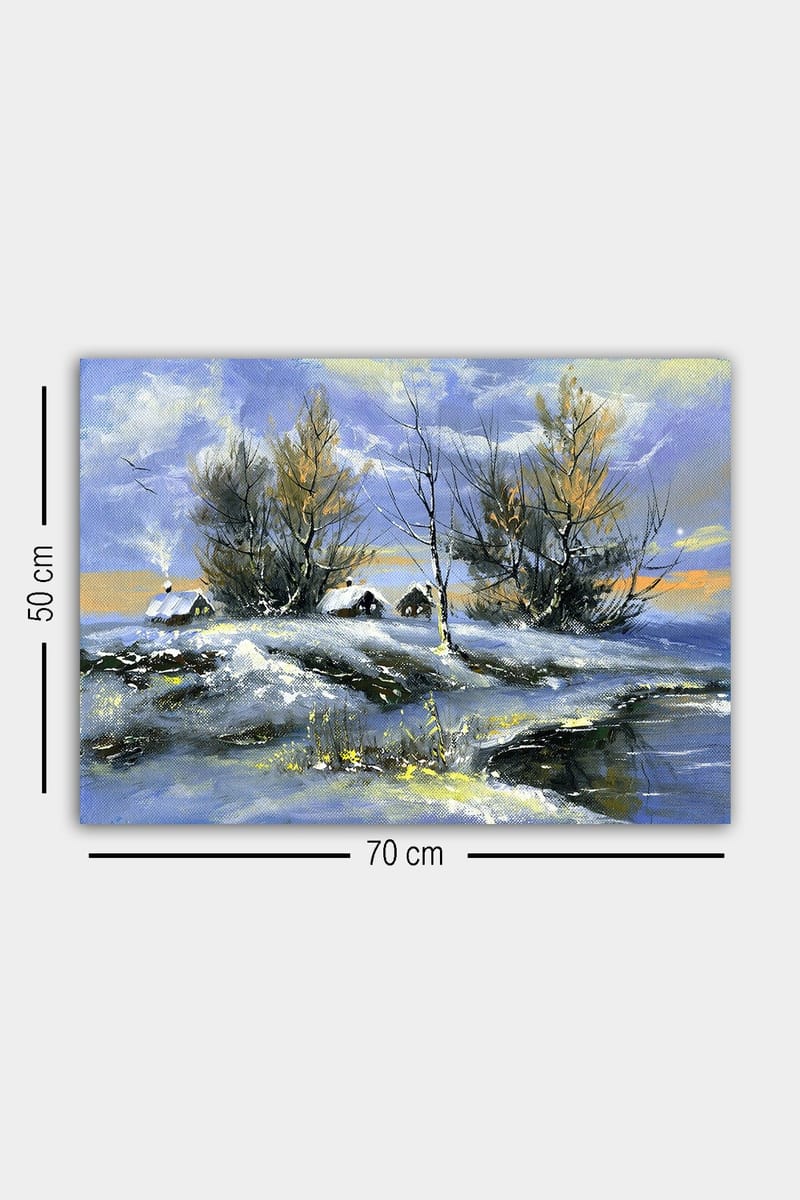 Dekorativ Canvasbilde 50x70 cm - Flerfarget - Innredning - Bilder & kunst - Lerretsbilder