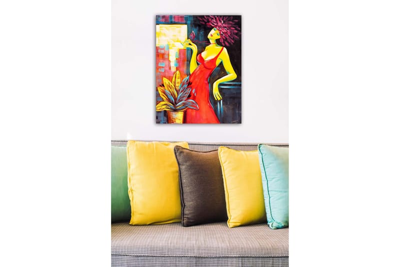 Dekorativ Canvasbilde 50x70 cm - Flerfarget - Innredning - Bilder & kunst - Lerretsbilder