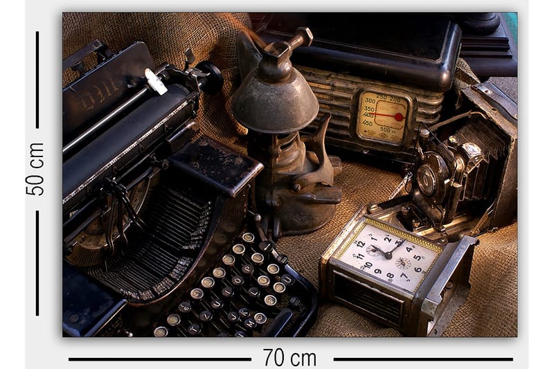 Dekorativ Canvasbilde 50x70 cm - Flerfarget - Innredning - Bilder & kunst - Lerretsbilder