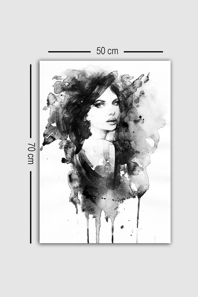 Dekorativ Canvasbilde 50x70 cm - Flerfarget - Innredning - Bilder & kunst - Lerretsbilder