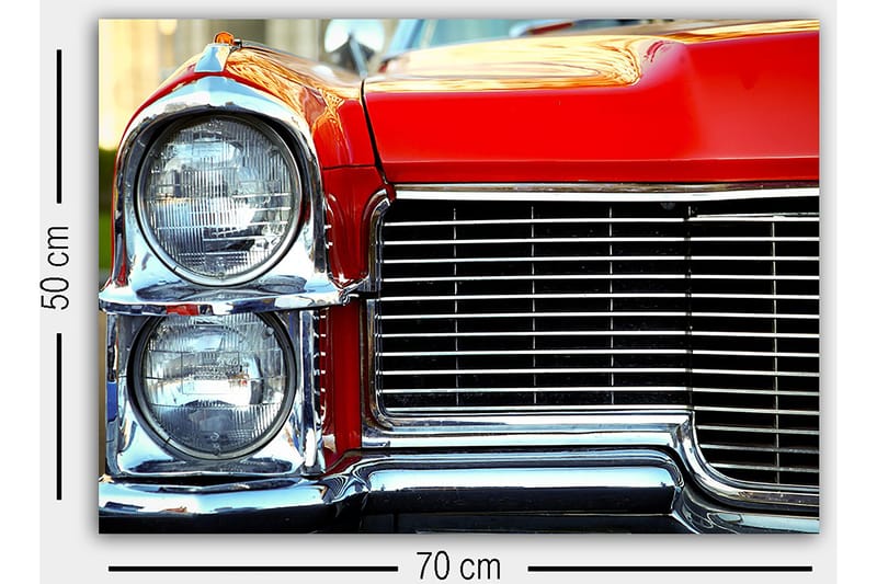 Dekorativ Canvasbilde 50x70 cm - Flerfarget - Innredning - Bilder & kunst - Lerretsbilder