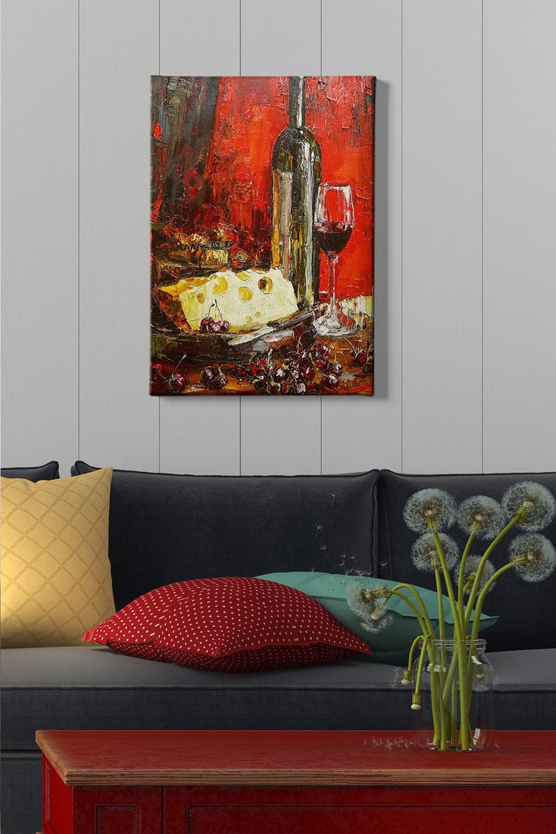 Dekorativ Canvasbilde 50x70 cm - Flerfarget - Innredning - Bilder & kunst - Lerretsbilder