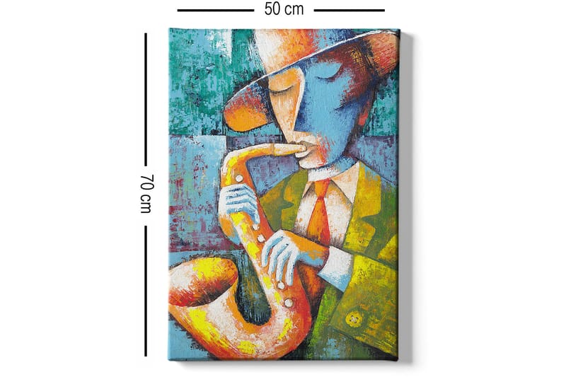 Dekorativ Canvasbilde 50x70 cm - Flerfarget - Innredning - Bilder & kunst - Lerretsbilder