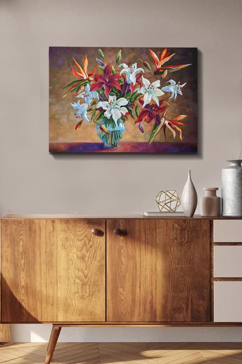 Dekorativ Canvasbilde 50x70 cm - Flerfarget - Innredning - Bilder & kunst - Lerretsbilder