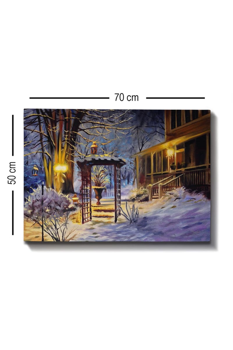 Dekorativ Canvasbilde 50x70 cm - Flerfarget - Innredning - Bilder & kunst - Lerretsbilder