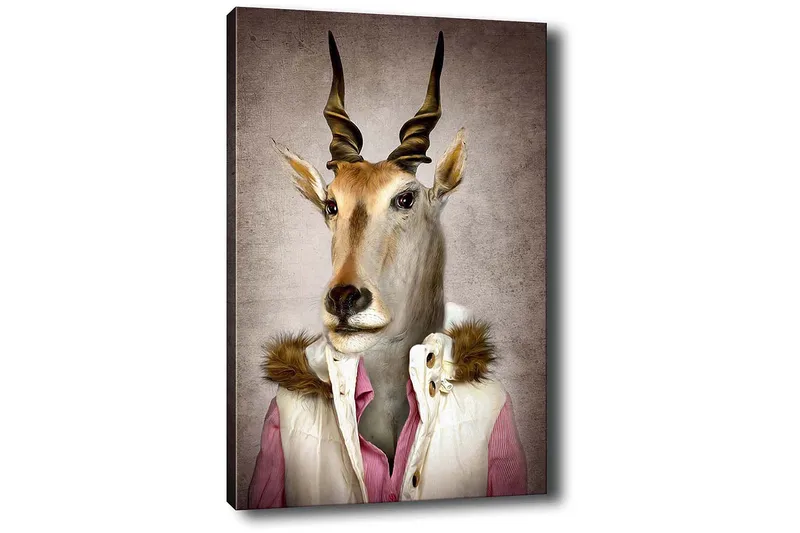 Dekorativ Canvasbilde 50x70 cm - Flerfarget - Innredning - Bilder & kunst - Lerretsbilder