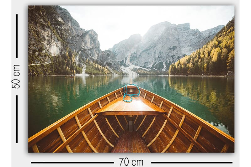 Dekorativ Canvasbilde 50x70 cm - Flerfarget - Innredning - Bilder & kunst - Lerretsbilder