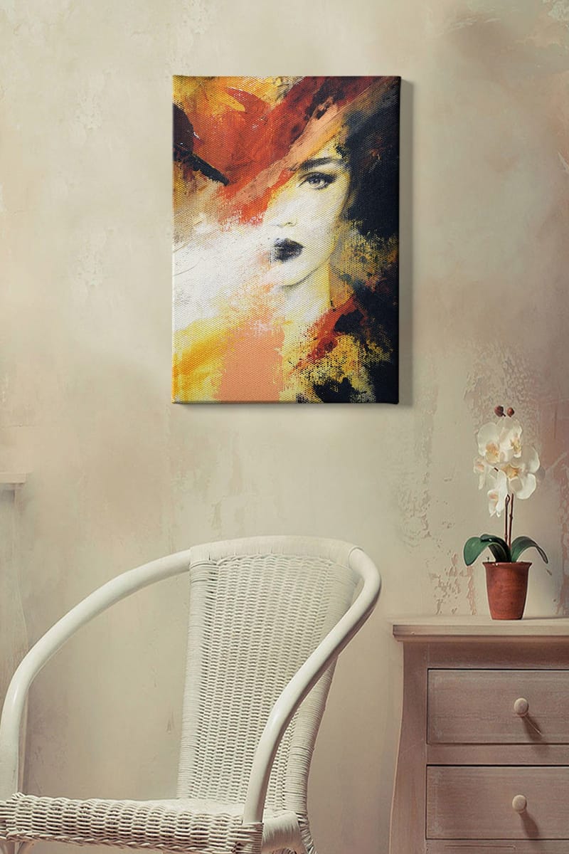 Dekorativ Canvasbilde 50x70 cm - Flerfarget - Innredning - Bilder & kunst - Lerretsbilder