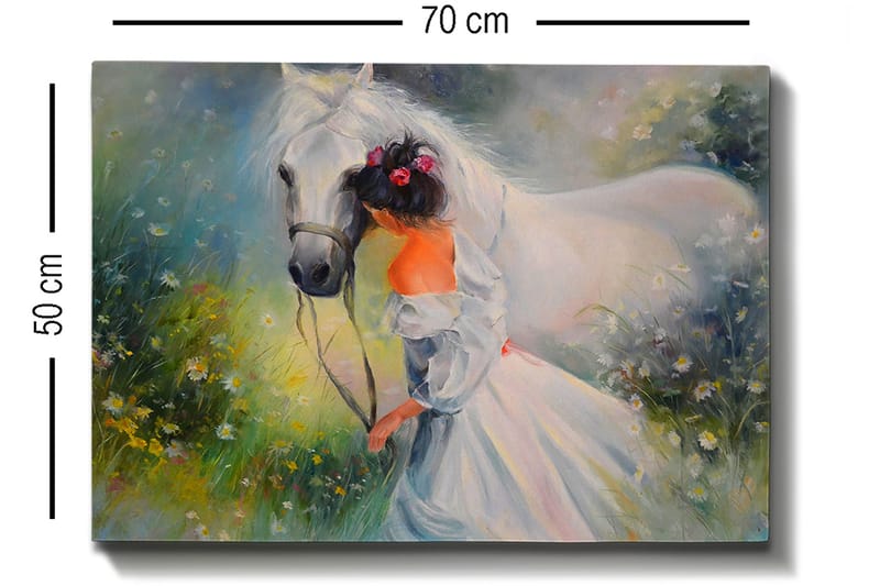 Dekorativ Canvasbilde 50x70 cm - Flerfarget - Innredning - Bilder & kunst - Lerretsbilder