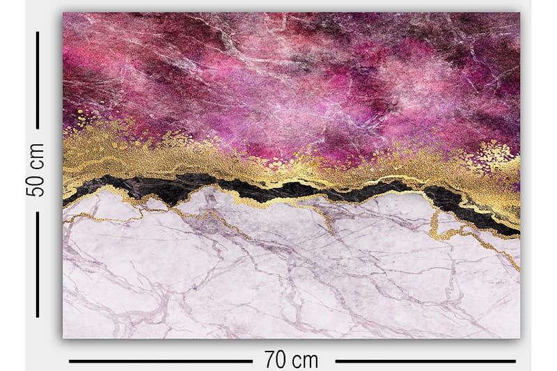 Dekorativ Canvasbilde 50x70 cm - Flerfarget - Innredning - Bilder & kunst - Lerretsbilder