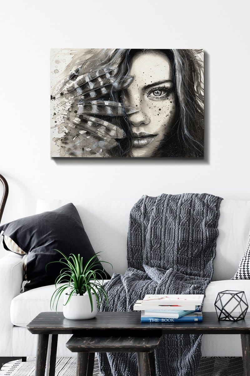 Dekorativ Canvasbilde 50x70 cm - Flerfarget - Innredning - Bilder & kunst - Lerretsbilder