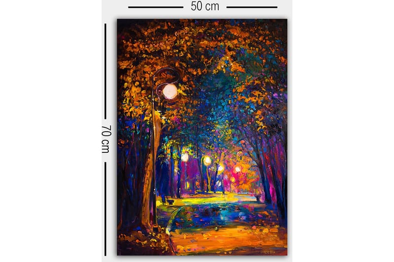 Dekorativ Canvasbilde 50x70 cm - Flerfarget - Innredning - Bilder & kunst - Lerretsbilder