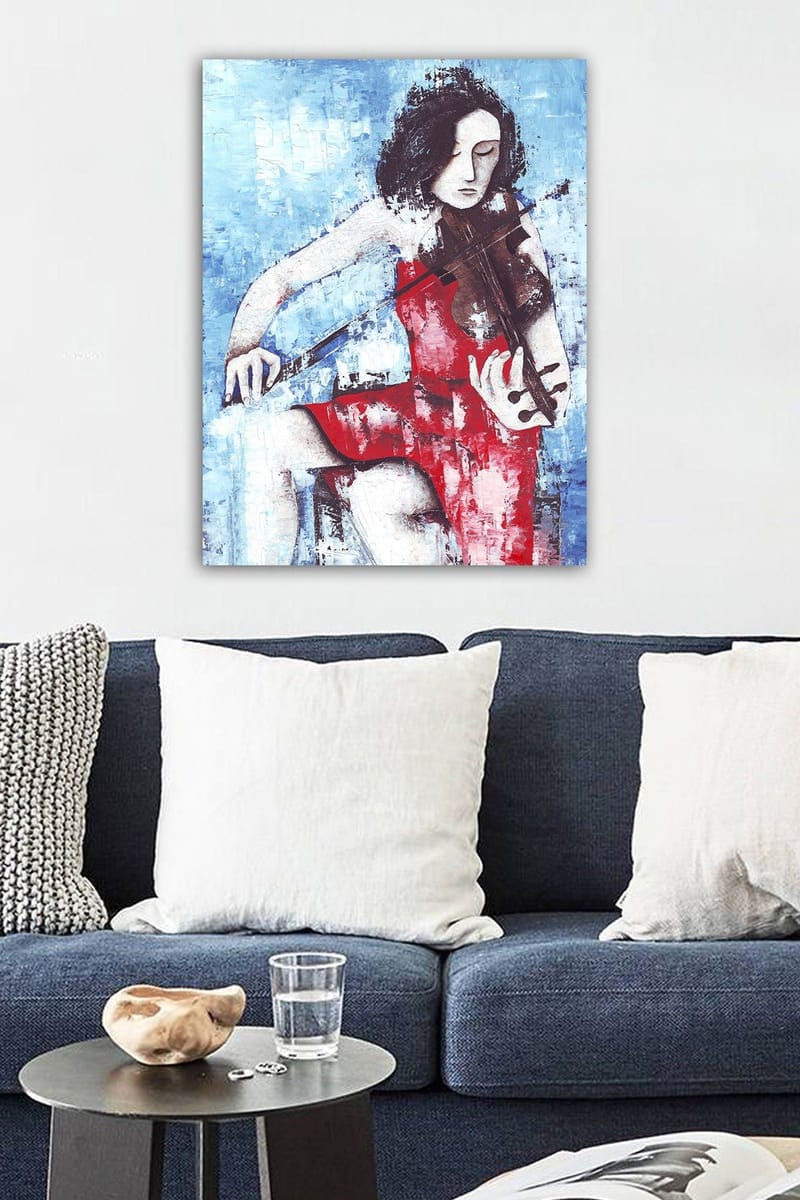 Dekorativ Canvasbilde 50x70 cm - Flerfarget - Innredning - Bilder & kunst - Lerretsbilder