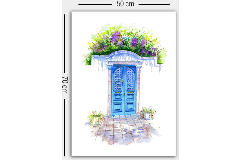 Dekorativ Canvasbilde 50x70 cm - Flerfarget - Innredning - Bilder & kunst - Lerretsbilder