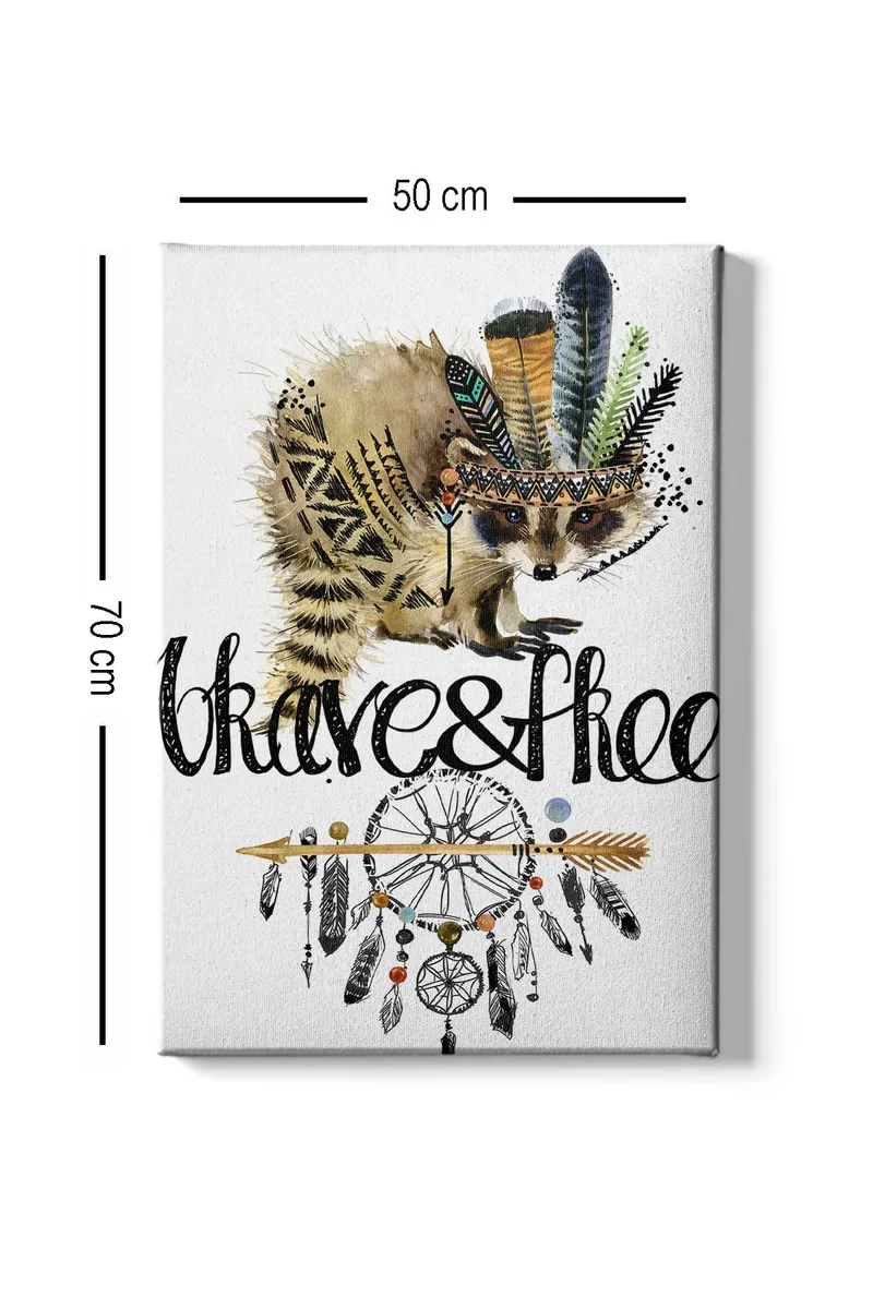 Dekorativ Canvasbilde 50x70 cm - Flerfarget - Innredning - Bilder & kunst - Lerretsbilder