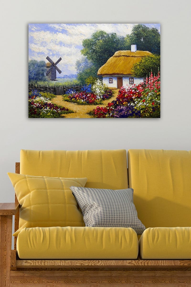 Dekorativ Canvasbilde 50x70 cm - Flerfarget - Innredning - Bilder & kunst - Lerretsbilder