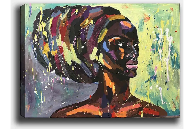 Dekorativ Canvasbilde 50x70 cm - Flerfarget - Innredning - Bilder & kunst - Lerretsbilder