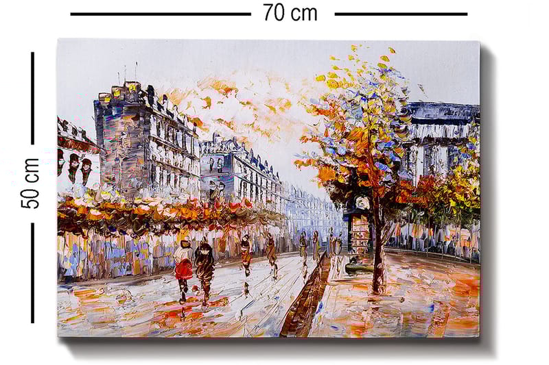 Dekorativ Canvasbilde 50x70 cm - Flerfarget - Innredning - Bilder & kunst - Lerretsbilder