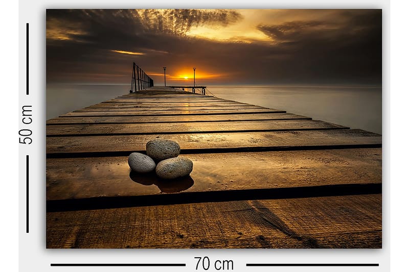 Dekorativ Canvasbilde 50x70 cm - Flerfarget - Innredning - Bilder & kunst - Lerretsbilder