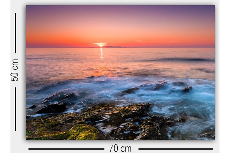 Dekorativ Canvasbilde 50x70 cm - Flerfarget - Innredning - Bilder & kunst - Lerretsbilder