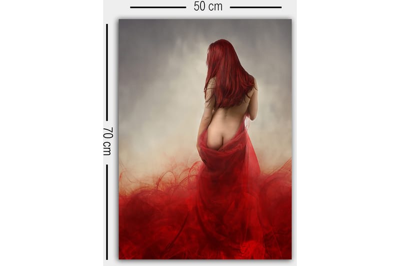 Dekorativ Canvasbilde 50x70 cm - Flerfarget - Innredning - Bilder & kunst - Lerretsbilder