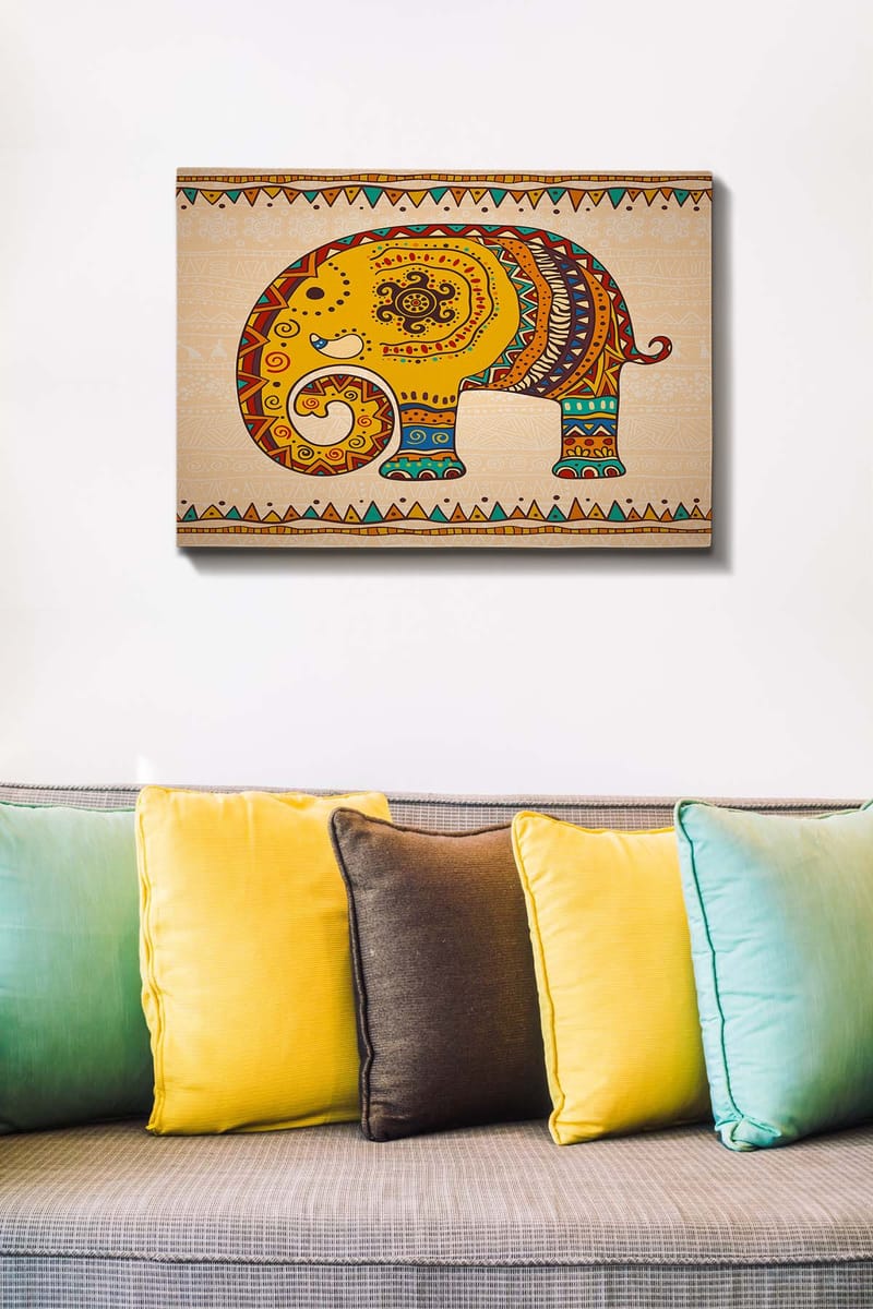 Dekorativ Canvasbilde 50x70 cm - Flerfarget - Innredning - Bilder & kunst - Lerretsbilder