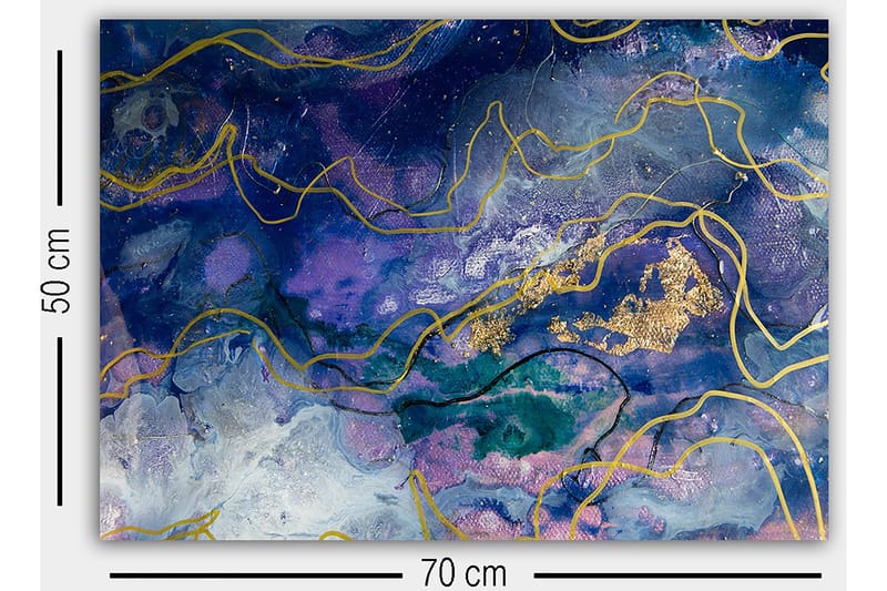 Dekorativ Canvasbilde 50x70 cm - Flerfarget - Innredning - Bilder & kunst - Lerretsbilder