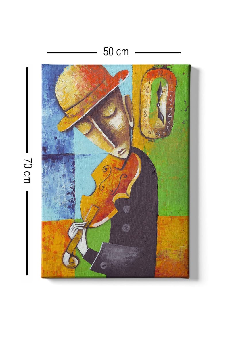 Dekorativ Canvasbilde 50x70 cm - Flerfarget - Innredning - Bilder & kunst - Lerretsbilder