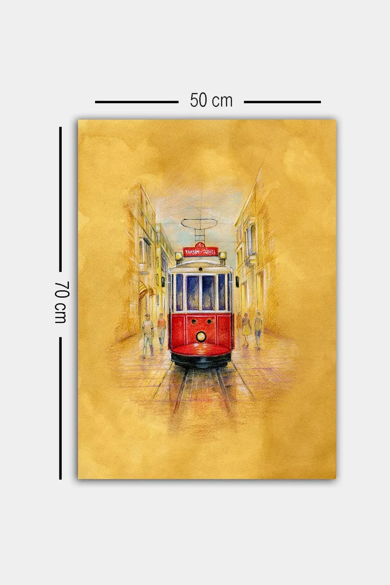 Dekorativ Canvasbilde 50x70 cm - Flerfarget - Innredning - Bilder & kunst - Lerretsbilder