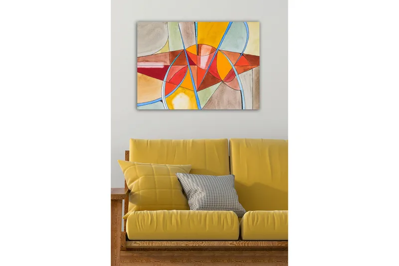 Dekorativ Canvasbilde 50x70 cm, Flerfarget