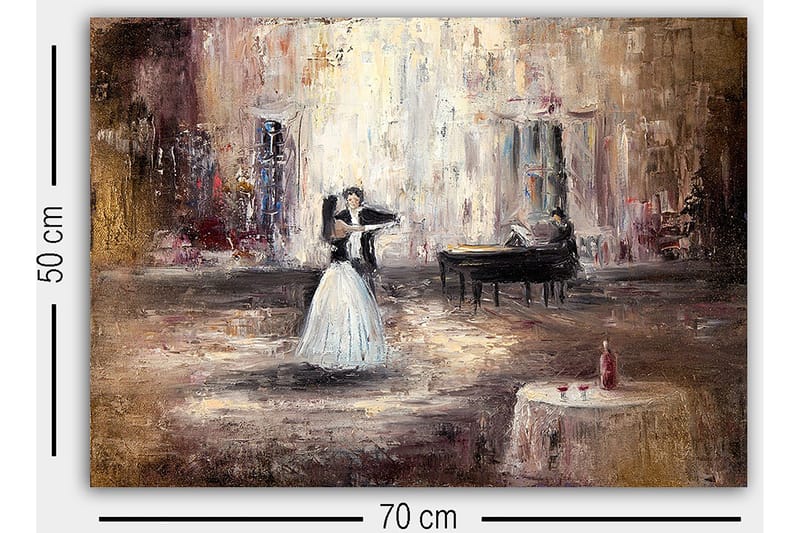 Dekorativ Canvasbilde 50x70 cm - Flerfarget - Innredning - Bilder & kunst - Lerretsbilder