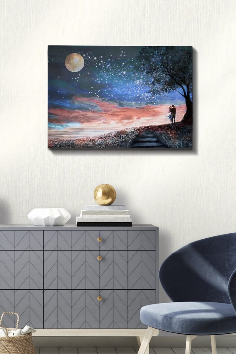 Dekorativ Canvasbilde 50x70 cm - Flerfarget - Innredning - Bilder & kunst - Lerretsbilder