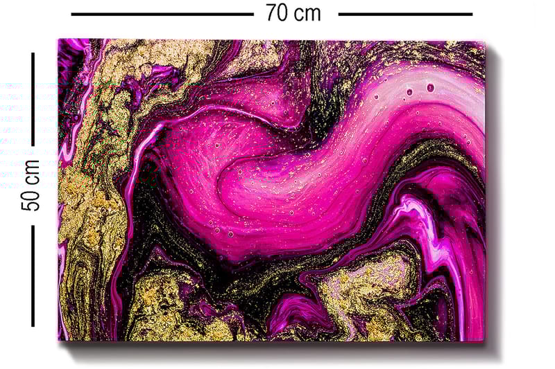 Dekorativ Canvasbilde 50x70 cm - Flerfarget - Innredning - Bilder & kunst - Lerretsbilder