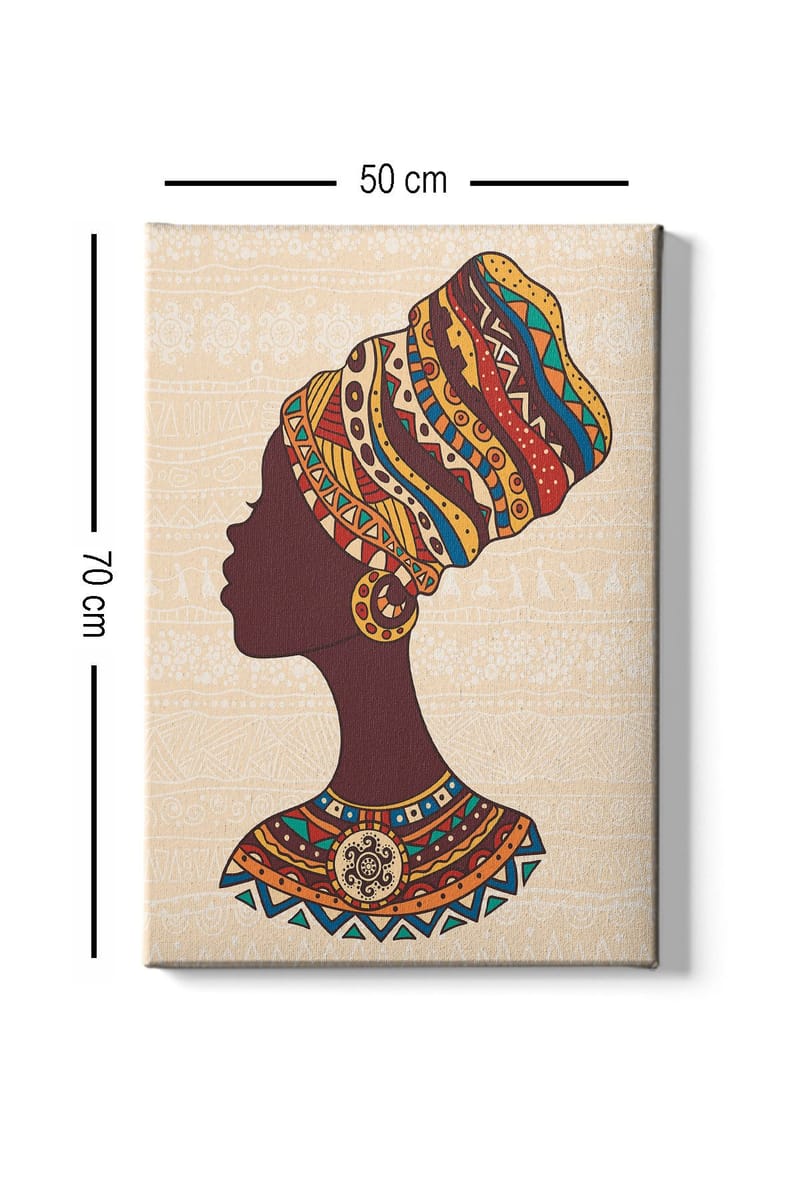 Dekorativ Canvasbilde 50x70 cm - Flerfarget - Innredning - Bilder & kunst - Lerretsbilder