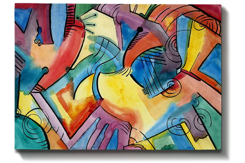 Dekorativ Canvasbilde 50x70 cm - Flerfarget - Innredning - Bilder & kunst - Lerretsbilder