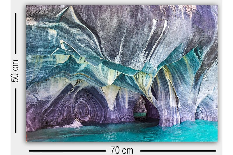 Dekorativ Canvasbilde 50x70 cm - Flerfarget - Innredning - Bilder & kunst - Lerretsbilder