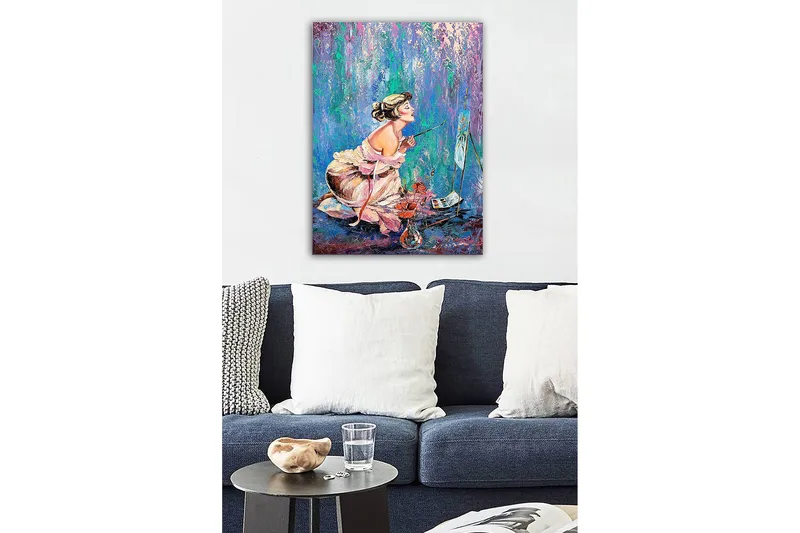 Dekorativ Canvasbilde 50x70 cm - Flerfarget - Innredning - Bilder & kunst - Lerretsbilder