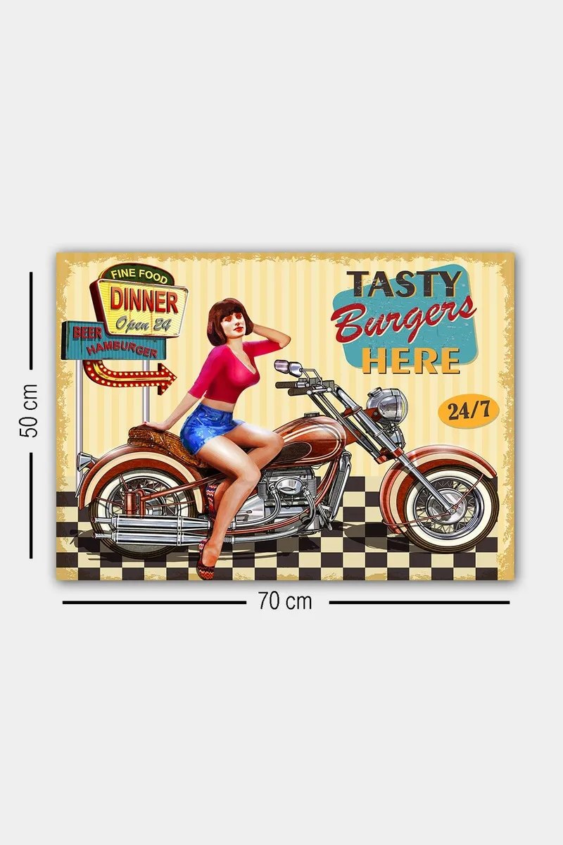 Dekorativ Canvasbilde 50x70 cm - Flerfarget - Innredning - Bilder & kunst - Lerretsbilder