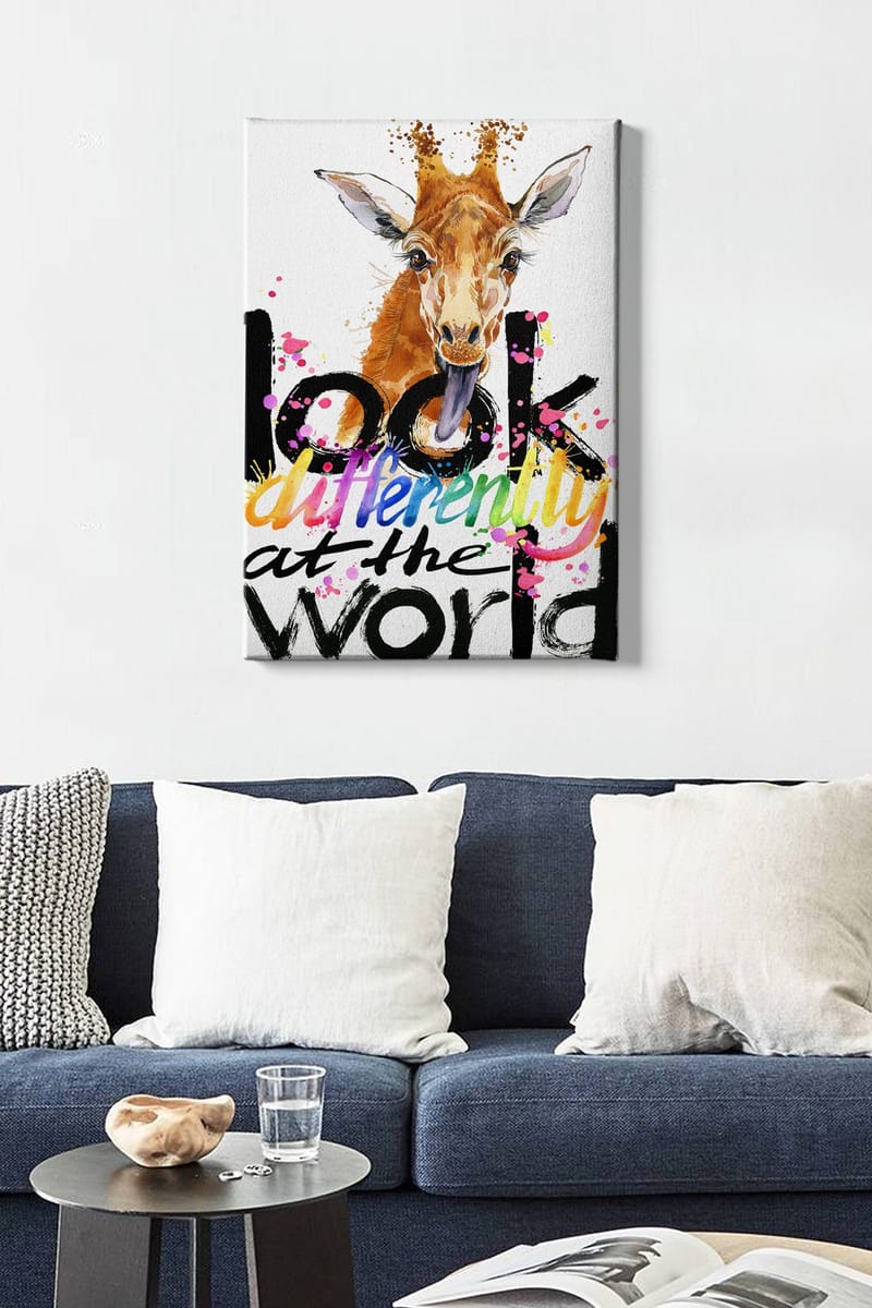 Dekorativ Canvasbilde 50x70 cm - Flerfarget - Innredning - Bilder & kunst - Lerretsbilder