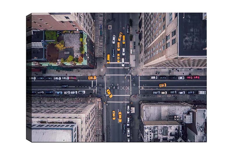 Dekorativ Canvasbilde 50x70 cm, Flerfarget